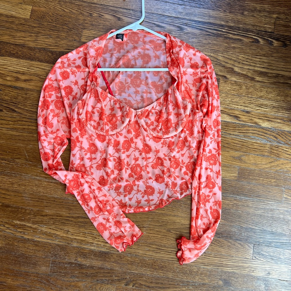 Only Hearts tank and shrug set